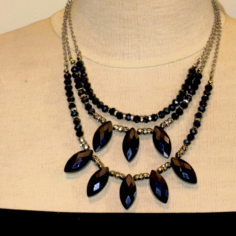 COPY - Lia Sophia statements crystal necklace